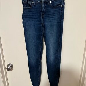 Lucky Brand Women's Dark Blue Skinny Jeans